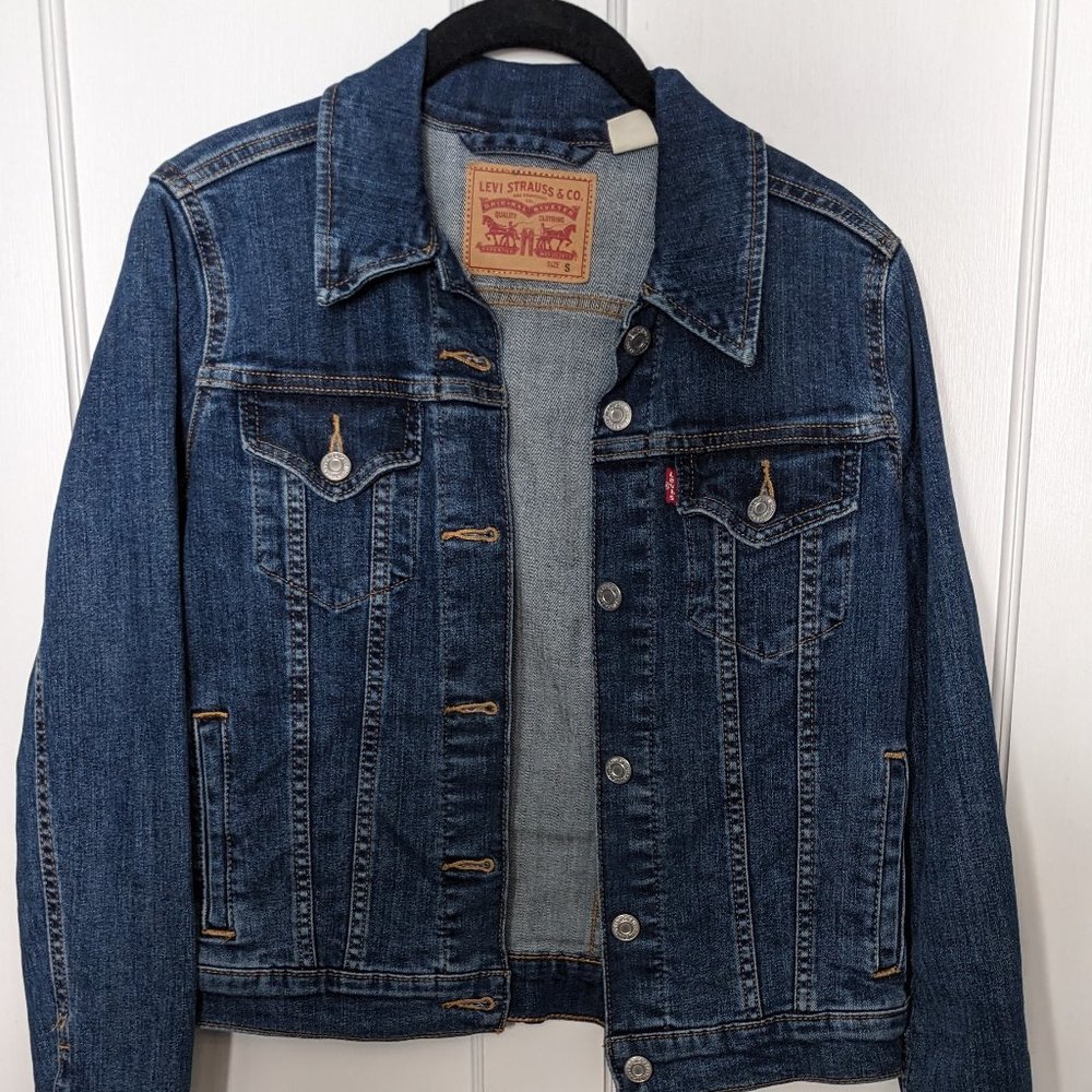 Levi's Dark Blue Denim Jean Jacket